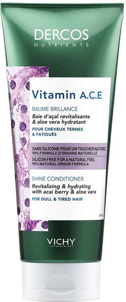Vichy Dercos Nutrients Vitamin A C E Shine Conditioner 200ml