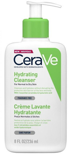 CeraVe Hydrating Cleanser for Normal to Dry Skin 236ml