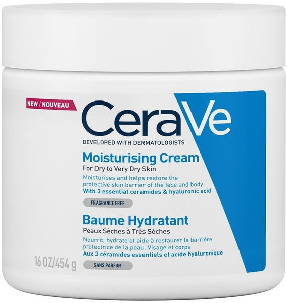 CeraVe Moisturizing Cream for Dry to Very Dry Skin 454gr