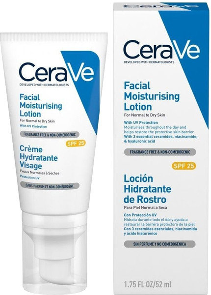 CeraVe Facial Moisturising Lotion SPF25 Normal Dry Skin 52ml