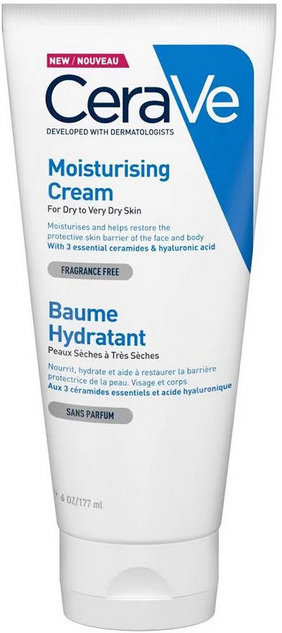 CeraVe Moisturising Cream Dry Very Dry Skin 177ml