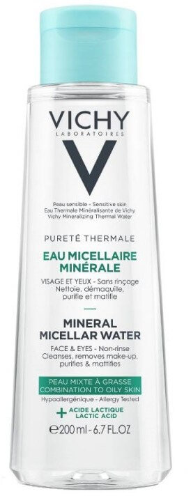 Vichy Purete Thermale Mineral Micellar Water Oily Skin 200ml