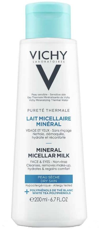 Vichy Purete Thermale Mineral Micellar Milk Dry Skin 200ml