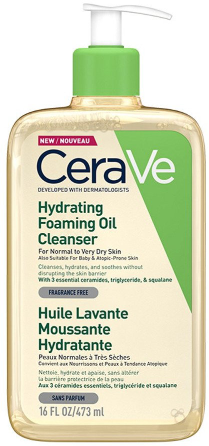 CeraVe Hydrating Foaming Cleansing Oil 473ml