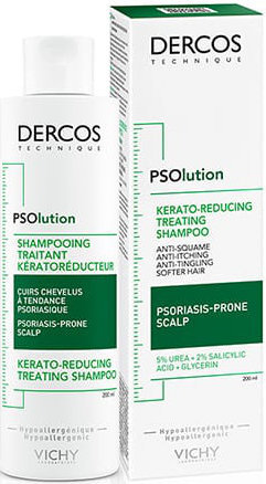 Vichy Dercos Psolution Shampoo Keratoreducing Treatment 200m