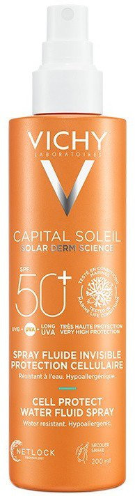 Vichy Capital Soleil Cell Protect Water Fluid SPF50+ 200ml