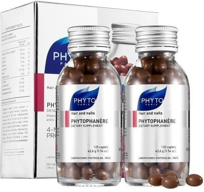 Phyto Phanere Hair & Nails  Συμπλήρωμα 2x120caps