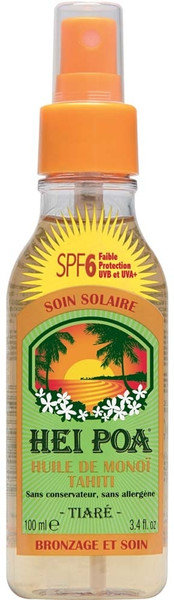 Hei Poa Tahiti Monoi Oil SPF6 Tiare Spray 100ml