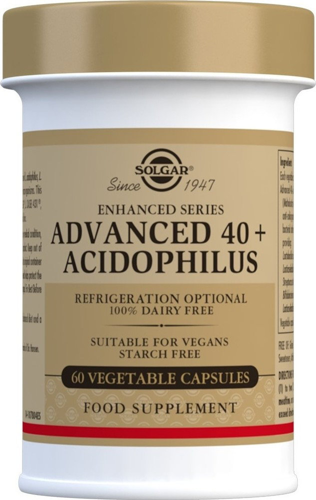 Solgar Advanced 40+ Acidophilus 60vcaps