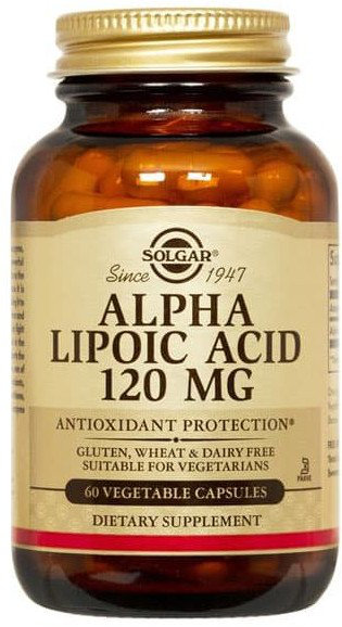Solgar Alpha Lipoic Acid 120mg 60vcaps 