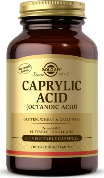 Solgar Maximised Caprylic Acid 100tabs