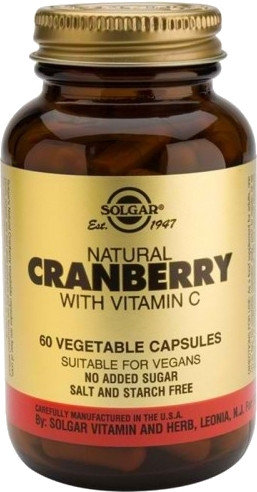Solgar Cranberry Extract With Vitamin C 60vcaps