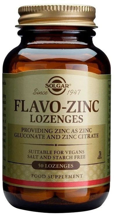 Solgar Flavo Zinc 23mg 60lozenges Solgar Flavo Zinc 23mg 60lozenges