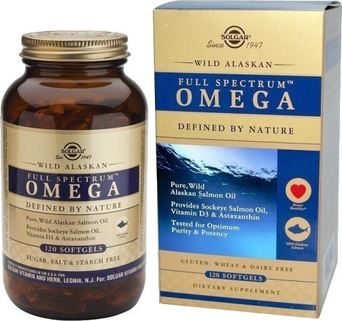 Solgar Wild Alaskan Full Spectrum Omega 120softgels