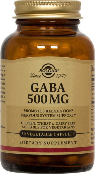 Solgar GABA 500mg 50vcaps
