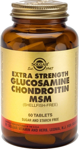 Solgar Extra Strength Glucosamine Chondroitin MSM 60tabs Solgar Extra Strength Glucosamine Chondroitin MSM 60tabs