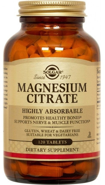Solgar Magnesium Citrate 200mg 120tabs