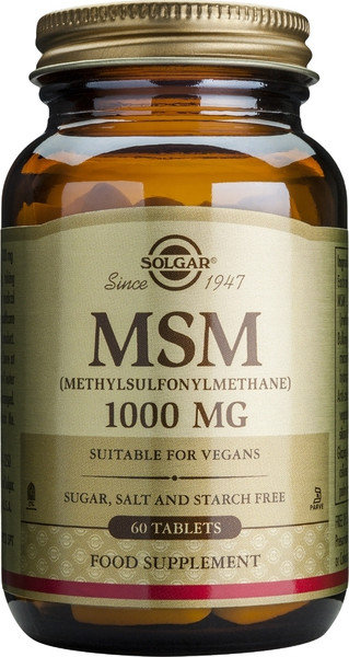 Solgar MSM 1000mg 60tabs