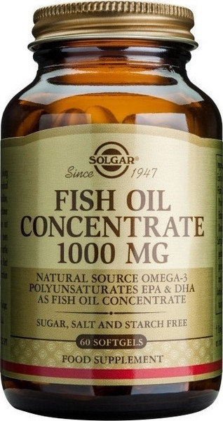 Solgar Fish Oil Concentrate 1000mg 60softgels
