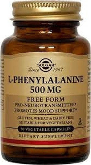 Solgar L-Phenylalanine 500mg 50vcaps Solgar L-Phenylalanine 500mg 50vcaps