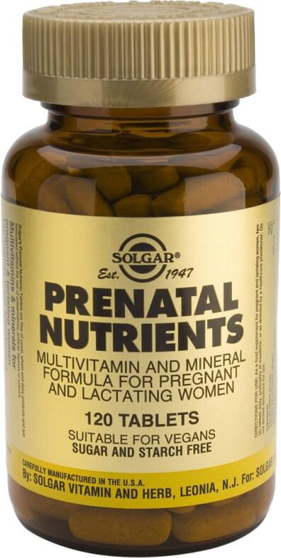 Solgar Prenatal Nutrients 120tabs