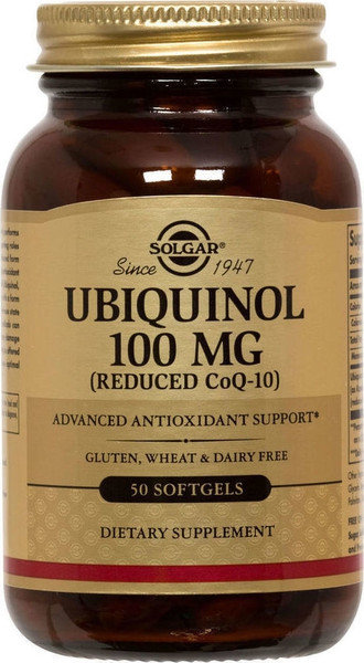 Solgar Ubiquinol 100mg 50softgels