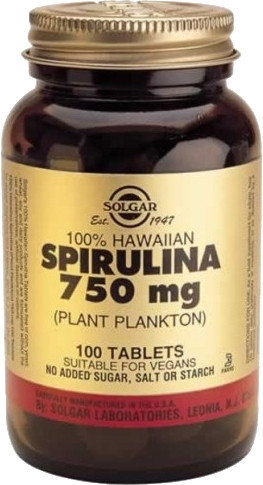 Solgar Spirulina 750mg 100tabs
