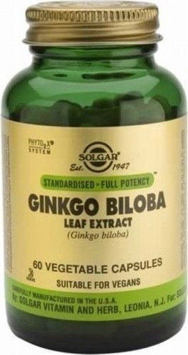 Solgar Ginkgo Biloba Leaf Extract 60vcaps