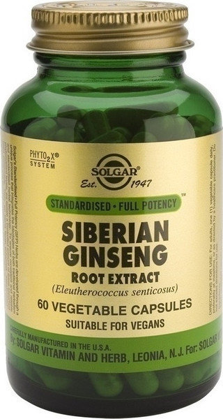 Solgar Siberian Ginseng Root Extract 60vcaps