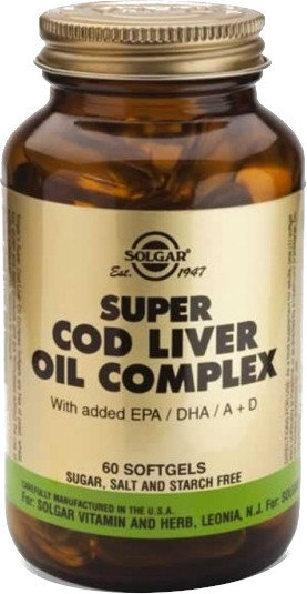 Solgar Super Cod Liver Oil Complex 60softgels
