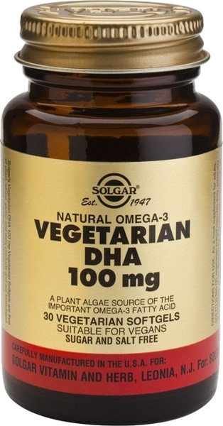 Solgar Vegetarian DHA 100mg 30softgels