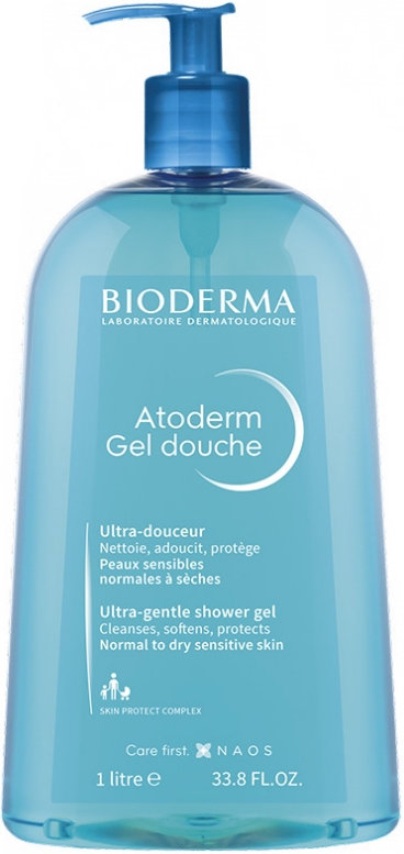 Bioderma Atoderm Gentle Dry Sensitive Skin Gel Douche 1000ml