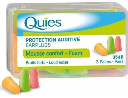 Quies Earplugs Mousse Comfort Foam 35dB 3ζεύγη