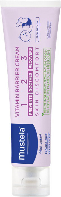 Mustela Diaper Change Vitamin Barrier Cream 1 2 3 50ml