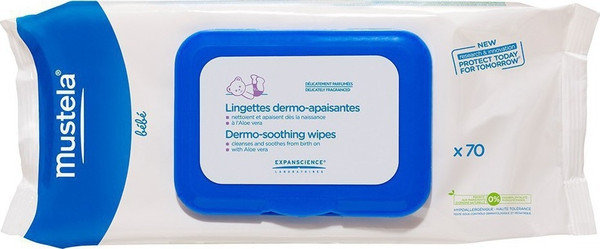 Mustela Dermo-Soothing Wipes 70τμχ