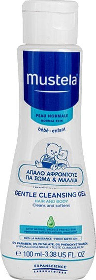 Mustela Bebe Gentle Cleansing Gel Hair & Body 100ml