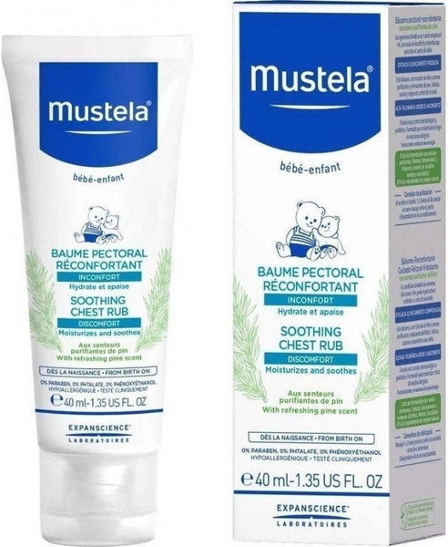 Mustela Soothing Chest Rub 40ml