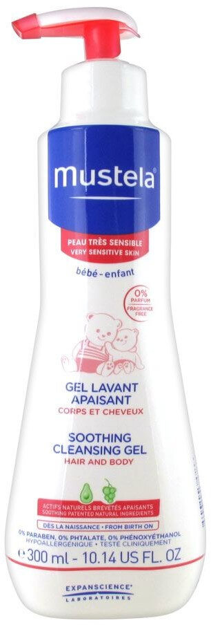 Mustela Soothing Cleansing Gel-Very Sensitive Skin 300ml