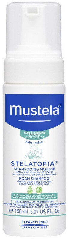 Mustela Stelatopia Foam Shampoo-Atopic Prone Skin 150ml