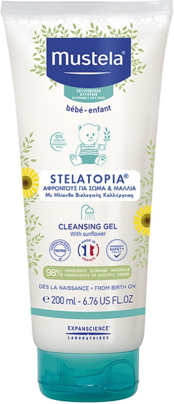 Mustela Stelatopia Gel Lavant Cleansing Gel 200ml