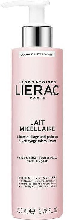 Lierac Lait Micellaire Double Nettoyant 200ml