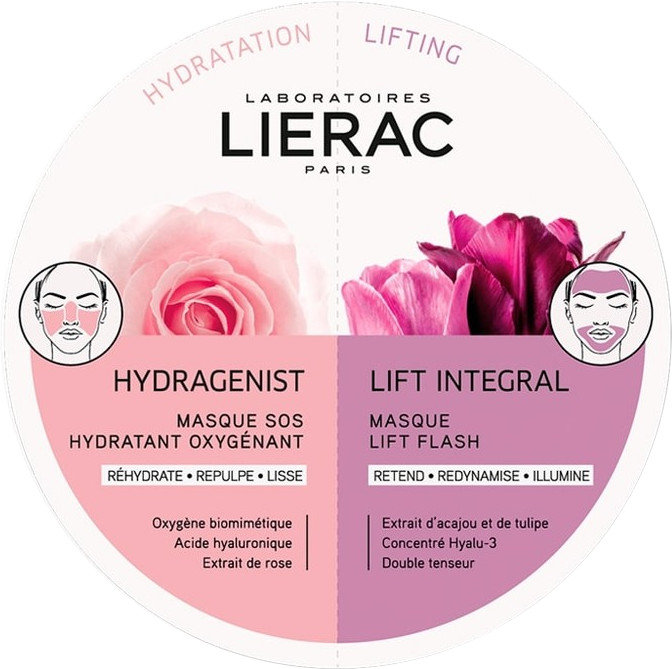 Lierac Duo Masques Hydragenist & Lift Integral 2x6ml