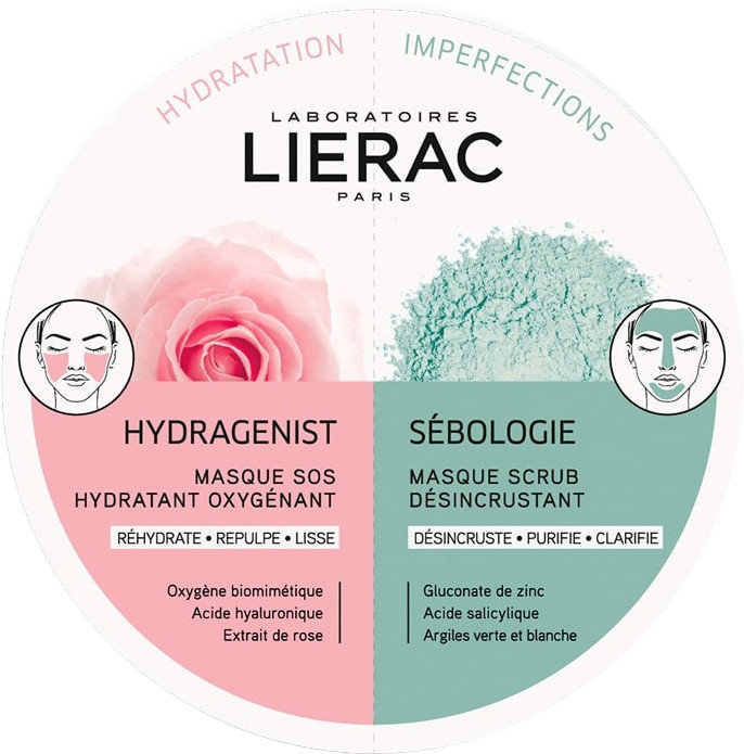 Lierac Hydragenist & Sebologie Mask 2x6ml