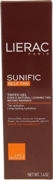 Lierac Sunific Self-Tanner Tinted Gel40ml