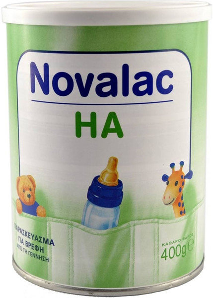 Novalac HA Antiallergic Milk Powder for Babies 0+12m 400gr
