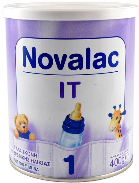 Novalac IT 1 Baby Milk Powder for Constipation 0-6m 400gr Novalac IT 1 Baby Milk Powder for Constipation 0-6m 400gr
