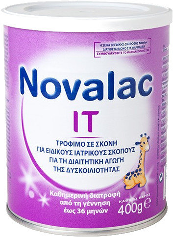 Novalac IT Βρεφικό Γάλα σε Σκόνη από 0-36m 400gr
