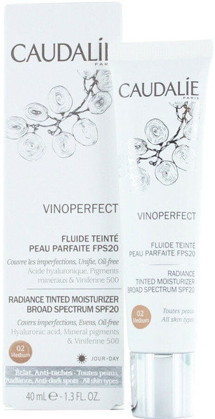 Caudalie Vinoperfect Fluide Teinte SPF20 01 Medium 40ml