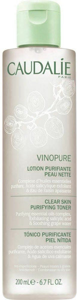 Caudalie Vinopure Clear Skin Purifying Toner Oily Skin 200ml