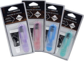 Superwhite Travel Case Black Edition Toothbrush & Toothpaste